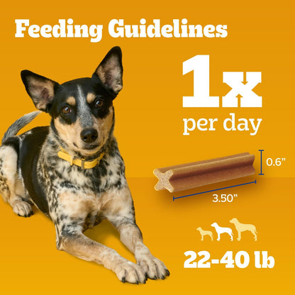 Pedigree Dentastix Small & Medium Dog Dental Treats, Original, 45 Count | Original Chicken Flavor, Triple Action Dental Care, Reduces Tartar, Cleans Teeth, Freshens Breath, for Dogs 7-22 Lbs8
