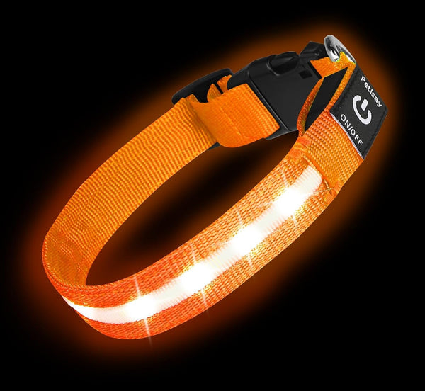 Super Bright LED Dog Collar, Waterproof Light up Collars(Green, Medium) | Lighted Dog Collar with Adjustable Fit, Soft Nylon Comfort, USB-C Rechargeable, Glow in the Dark Visibility for Night Walks18