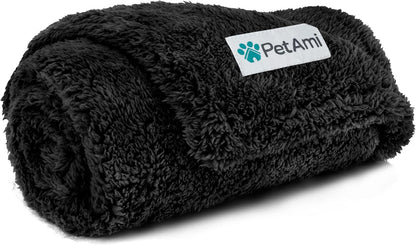 Petami Fluffy Waterproof Dog Blanket for Couch and Bed, Reversible Sherpa Pet Throw, Pee Proof Furniture Protector Sofa Cover, Washable Cat Blanket for Medium Large Dogs and Cats (Taupe Camel, 60X80)23