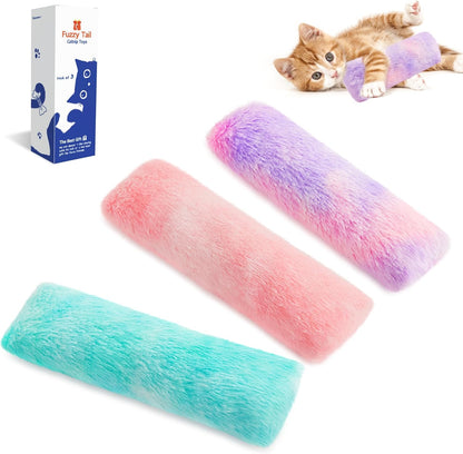 Potaroma Cat Toys Pillows, 3 Pack, Catnip Inside, Indoor Interactive Fun | Crinkle Sound, Soft Durable, Kitten Kicker, Promotes Kitty Exercise7