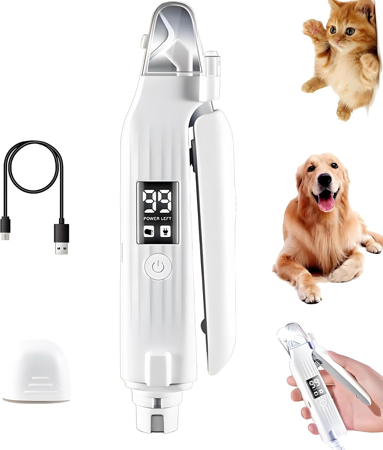 2026-upgraded-silent-groom-pro-nail-grinder-for-dogs-cats-3-speed-cordless-silent-grooming-pro-with-led-light-2000mah-long-battery-life-painless-paws-grooming-for-small-medium-large-pets-white