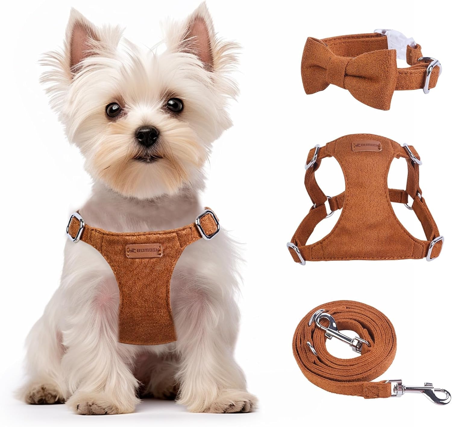 dog-harness-and-leash-set-xxs-no-pull-adjustable-puppy-harness-with-multifunction-pink-dog-leash-and-dog-collar-soft-no-choke-escape-proof-pet-harness-vest-for-small-dogs-and-cats-pink-s