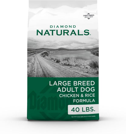 Diamond Naturals Large Breed Puppy Dry Dog Food, Lamb & Rice, 40Lb | Puppy, Adult & Senior Dogs | Nutrient Levels to Fuel Larger Growing Bodies | DHA for Proper Brain & Vision Development8