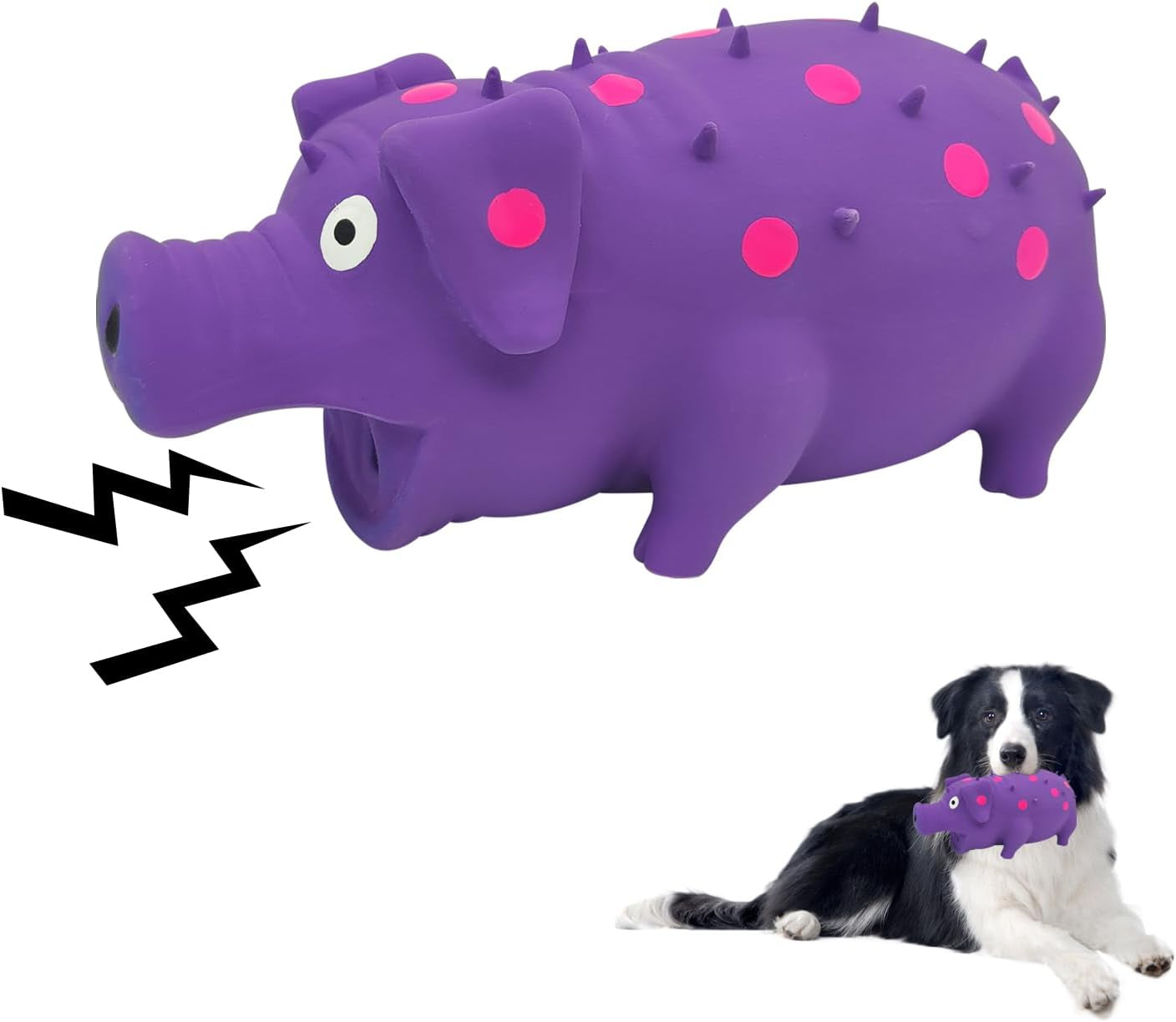 andiker-dog-squeaky-toy-dots-latex-dog-chew-toys-with-a-oinks-sound-squeaker-grunting-pig-dog-toy-durable-self-play-8-dogs-squeeze-toy-for-dental-biting-chasing-to-kill-boring-time-blue
