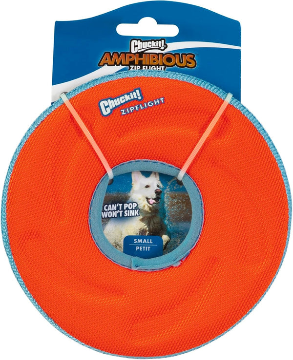 Chuckit! Zipflight Flying Disc Dog Toy, Small (6"), Green and Light Blue2