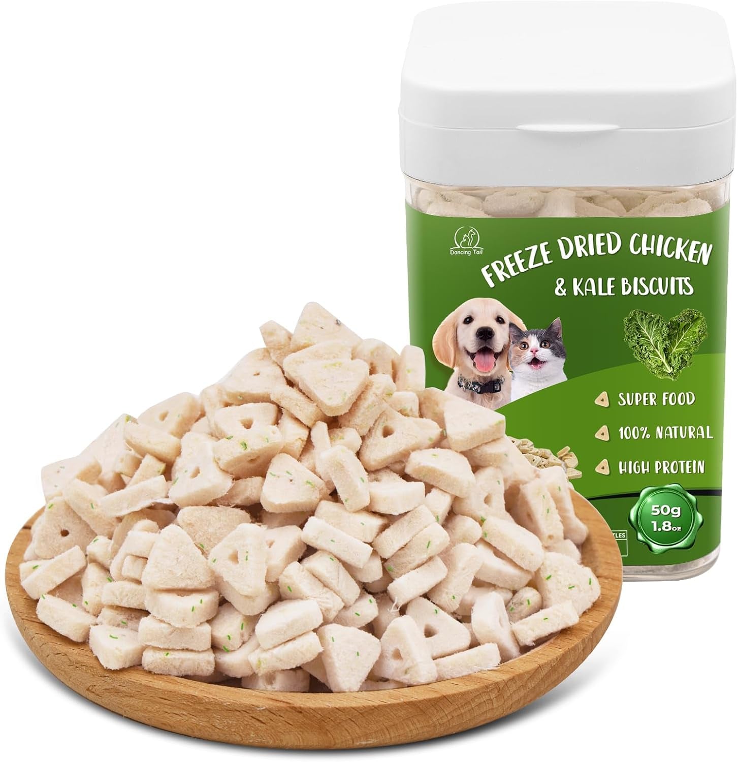 dancing-tail-freeze-dried-raw-cat-and-dog-treats-healthy-limited-ingredient-chicken-cube-weight-control-traing-treats-for-small-dogs-cats-5-ounce