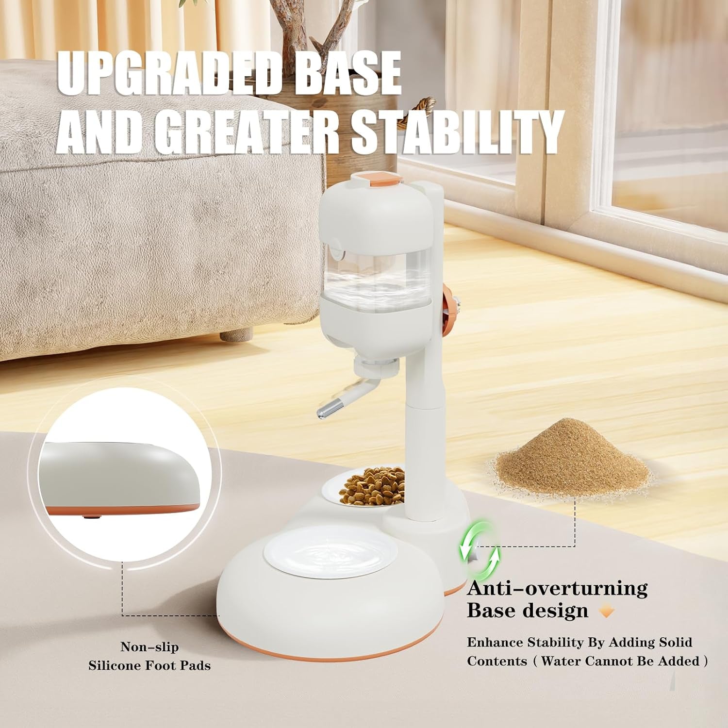 pet-bowls-with-weaning-bottles-3-in-1-height-adjustable-water-dispenser-for-dogs-15-tilted-food-bowls-for-small-dogs-puppy-feeding-pet-food-bowls-for-cats-rabbits-ferrets