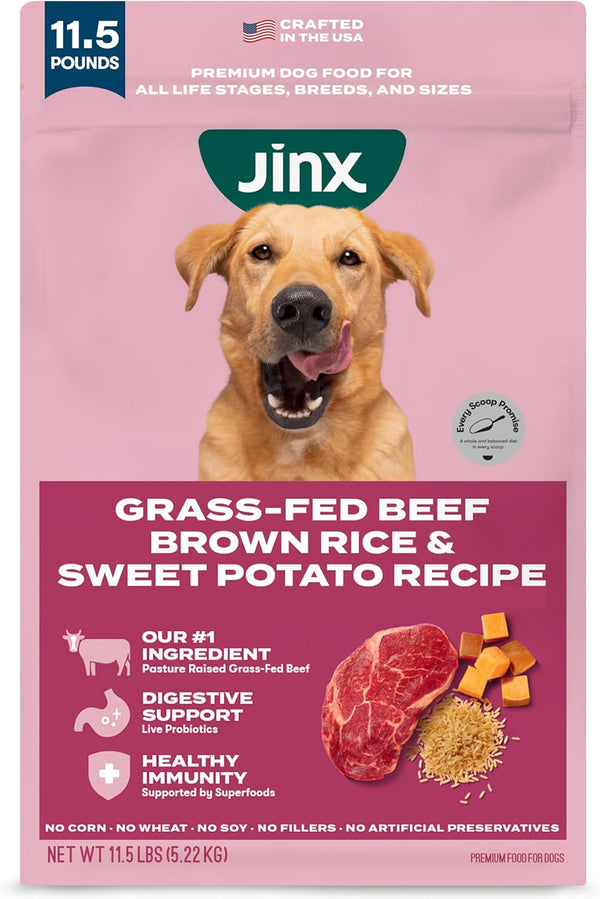 Jinx Dry Dog Food - Real Salmon, Brown Rice & Sweet Potato, 4Lb | Premium Kibble for Digestive Support & Healthy Immunity - No Fillers, All Lifestages (Puppy, Adult & Senior), Breeds & Sizes14