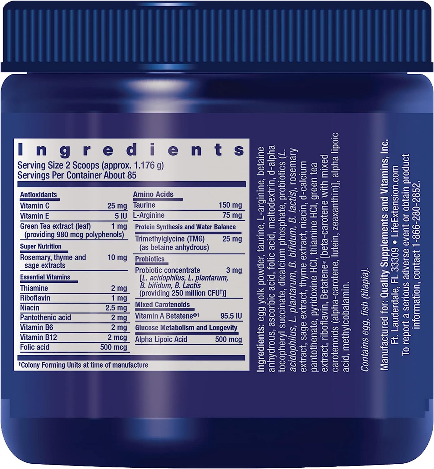 life-extension-cat-mix-cat-food-supplements-heart-health-probiotics-l-arginine-taurine-b12-folic-acid-vitamin-c-vitamin-e-rosemary-nutrient-absorption-gluten-free-non-gmo-85-servings-with-probiotics-l-arginine-taurine-b12-folic-acid-vitamin-c-e-rosemary-for-heart-health-nutrient-absorption
