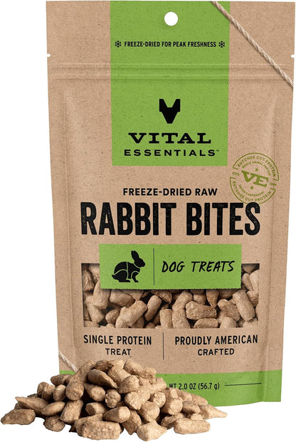 Vital Essentials Freeze Dried Dog Treats, Salmon Bites, 2.5 Oz Bag | Single Animal Protein, Premium Quality, Grain-Free Training Treats, USA Made with U.S. & Globally Sourced Ingredients14