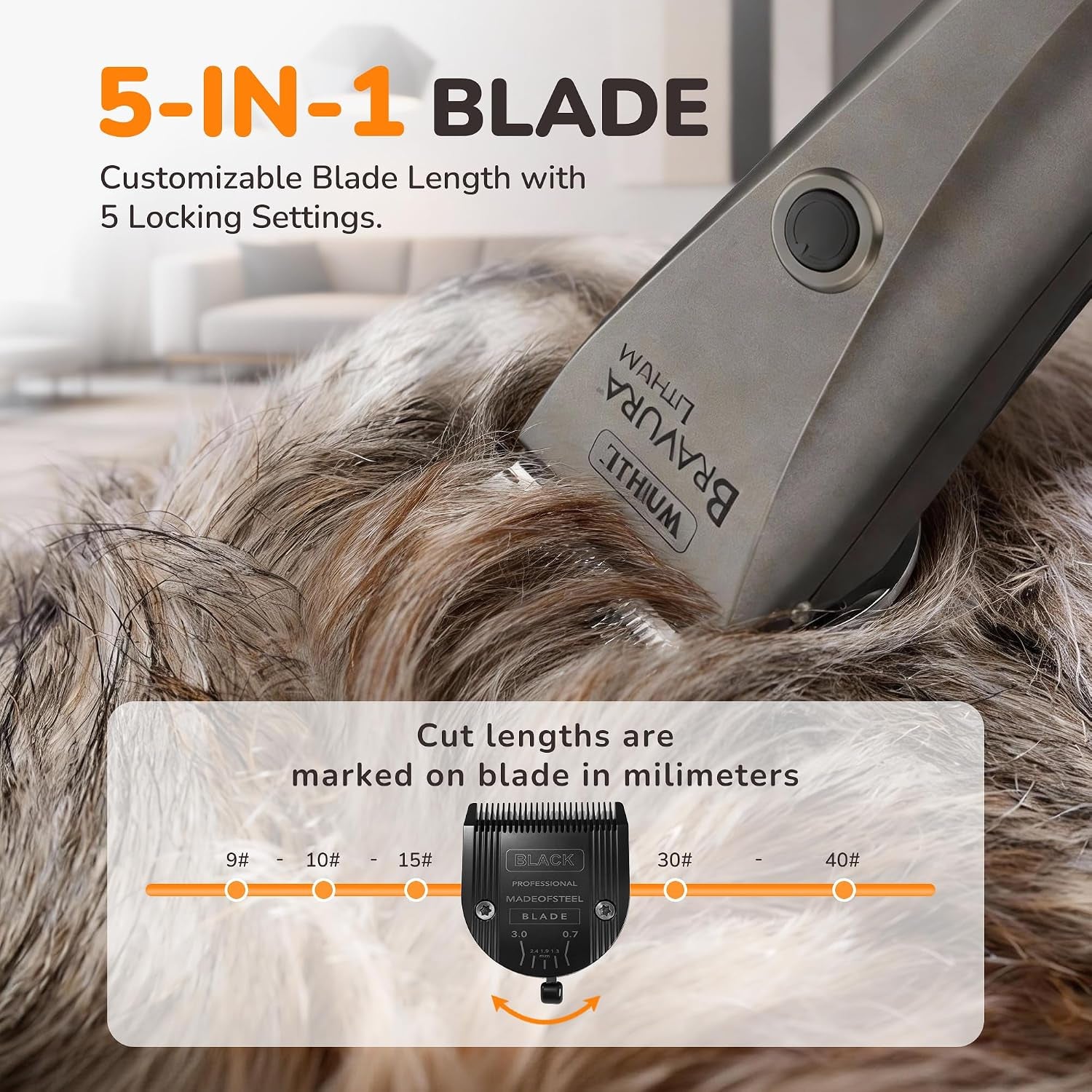 ceramic-5-in-1-dog-grooming-blade-compatible-with-wahl-arco-clippers-adjustable-replacement-blade-for-wahl-bravura-chromado-and-creativa-clippers-replacement-blades-pet-grooming