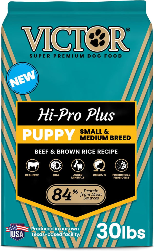 VICTOR Super Premium Dog Food – Hi-Pro plus Dry Kibble – High Protein Dog Food with 30% Protein – Beef, Chicken, Pork, Fish Meals, Gluten Free - for High Energy and Active Dogs & Puppies, 40Lbs12