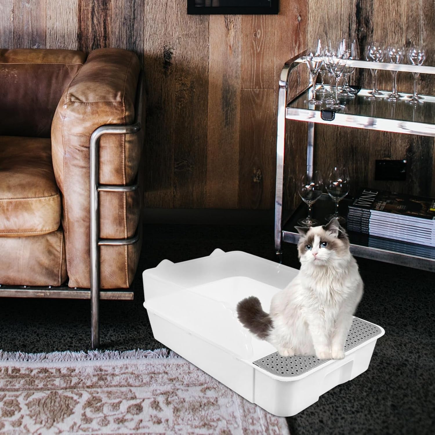 detachable-semi-enclosed-cat-litter-box-splash-resistant-small-white-cat-toilet-pan-for-indoor-kitten-training-and-litter-housebreaking