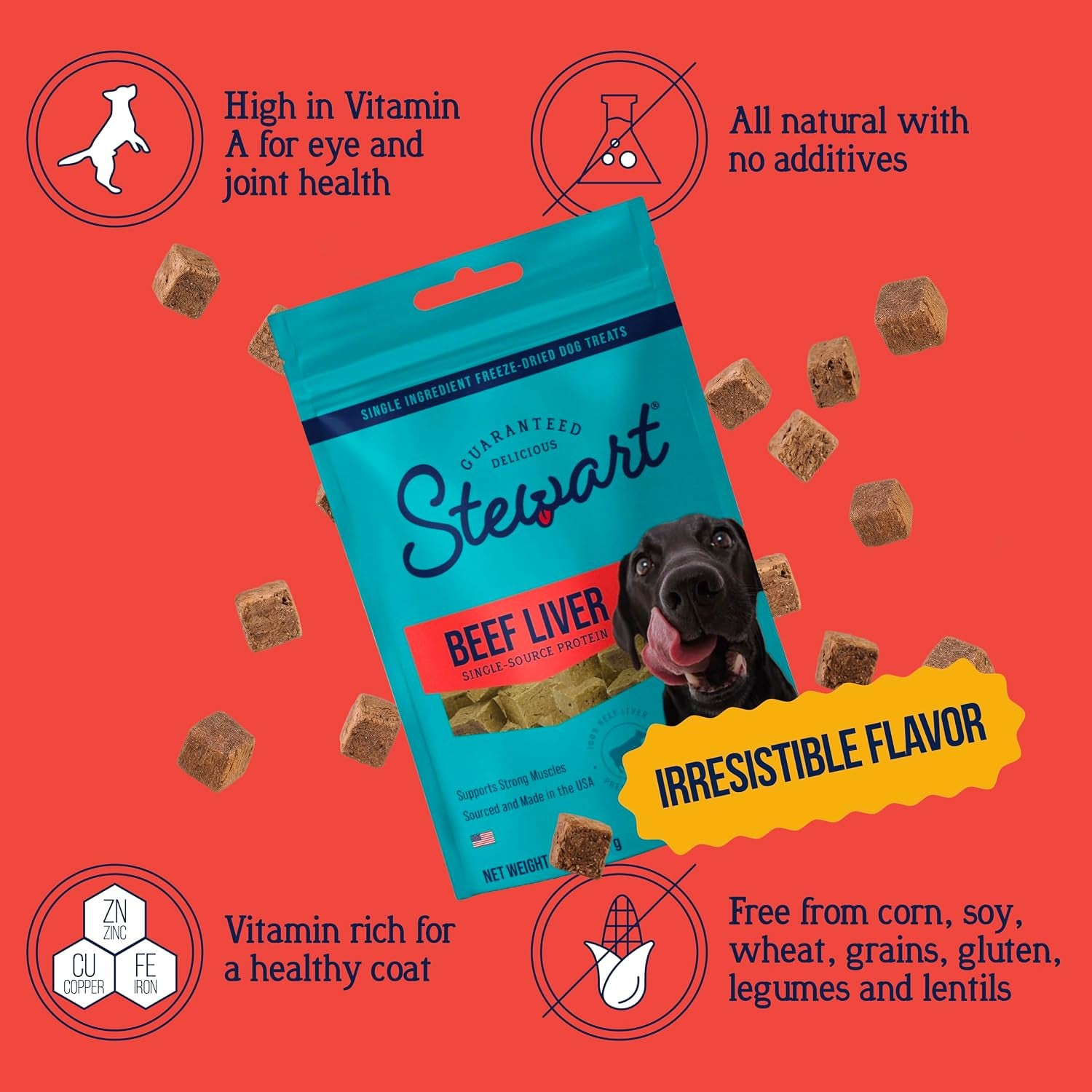 stewart-freeze-dried-dog-treats-100-beef-liver-3-5-oz-pouch-premium-quality-raw-protein-single-ingredient-high-protein-training-treats-food-topper-no-refrigeration-cat-friendly