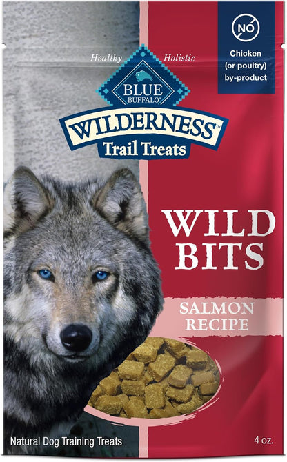Blue Buffalo Wilderness Trail Treats Salmon Crunchy Dog Biscuits, Grain-Free & High-Protein, Bite-Sized Training Treats Made with Real Salmon & Natural Ingredients, 10-Oz Bag15