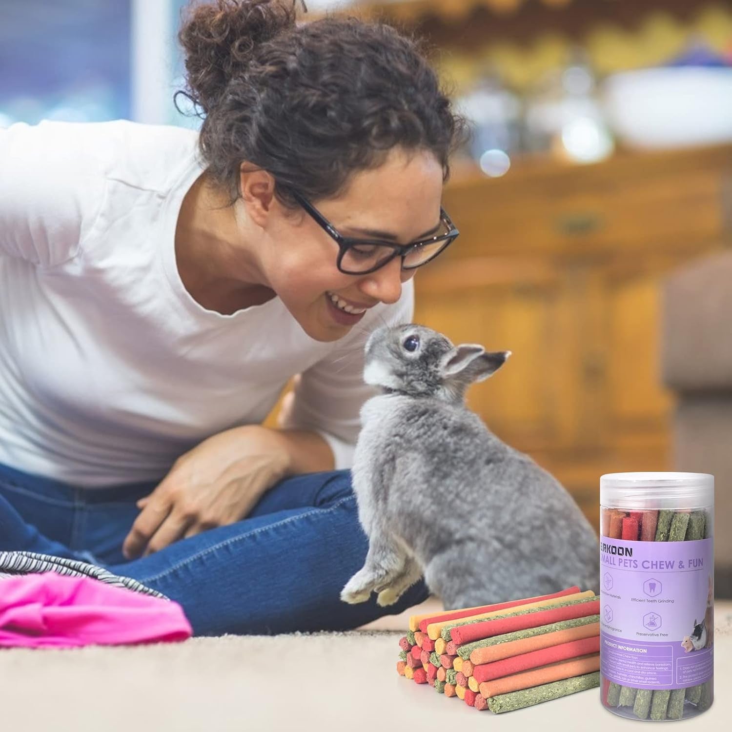 erkoon-40pcs-rabbit-timothy-hay-sticks-five-flavors-purplepotato-timothyhay-pumpkin-strawberry-carrot-suitable-guinea-pig-hamste-gerbil-chinchilla-treats-chew-toys-for-teeth-for-bunnies