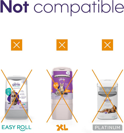 Litter Genie Refill Bags | Jumbo 2-Pack, 56 Total Ft | up to 8 Months of Supply in 2 Cartridges | Ultimate Odor Control Cat Litter Bags3