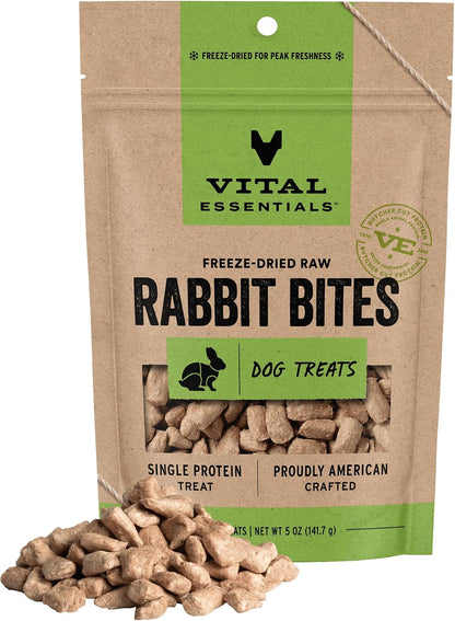 Vital Essentials Freeze Dried Dog Treats, Salmon Bites, 2.5 Oz Bag | Single Animal Protein, Premium Quality, Grain-Free Training Treats, USA Made with U.S. & Globally Sourced Ingredients16