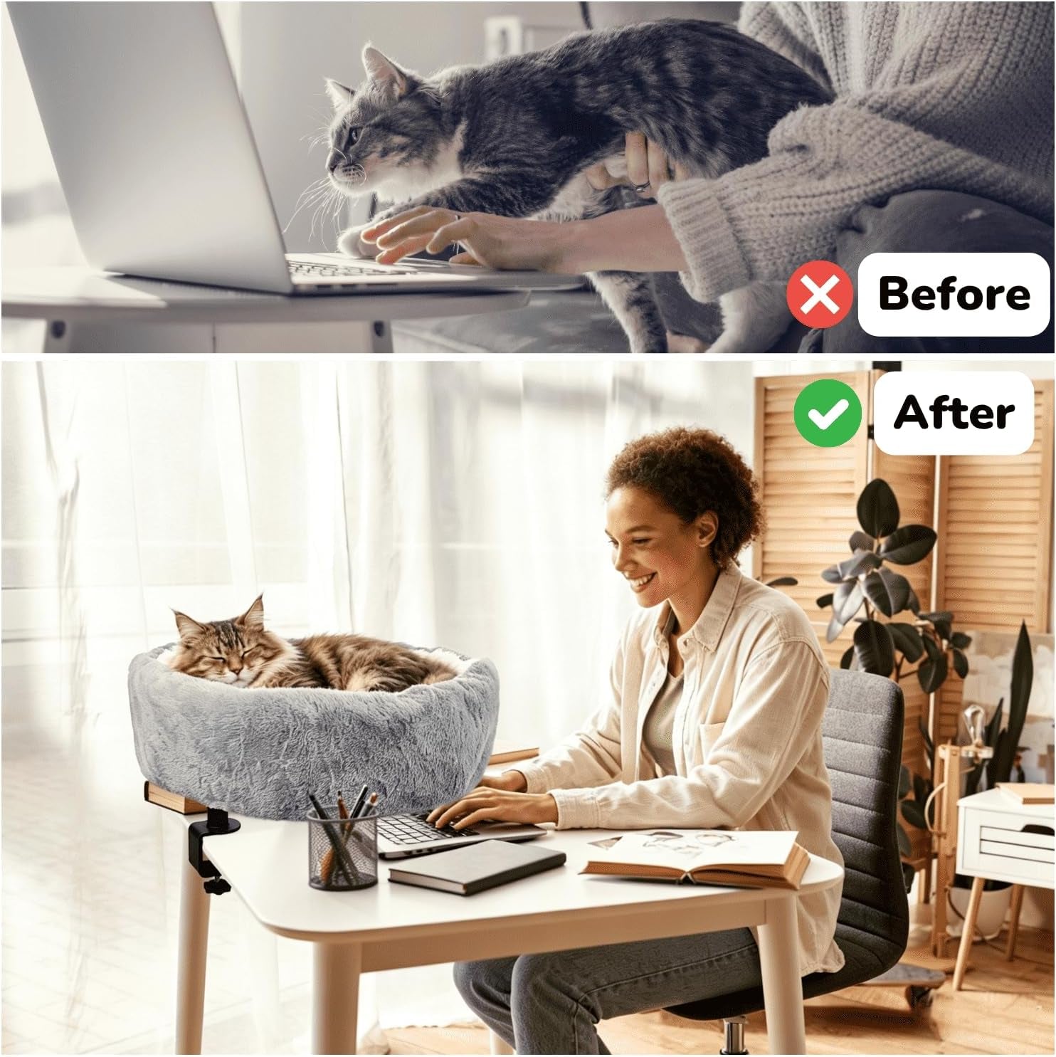 cat-desk-bed-xl-reversible-2-tone-adjustable-light-gray