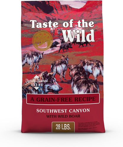 Taste of the Wild High Prairie Canine Grain-Free Recipe with Roasted Bison and Venison Adult Dry Dog Food, Made with High Protein from Real Meat and Guaranteed Nutrients and Probiotics 28Lb | High Protein | Grain Free Recipe* | Nutrient Dense to Help Support Peak Health | Guaranteed Probiotics for Digestive Health18