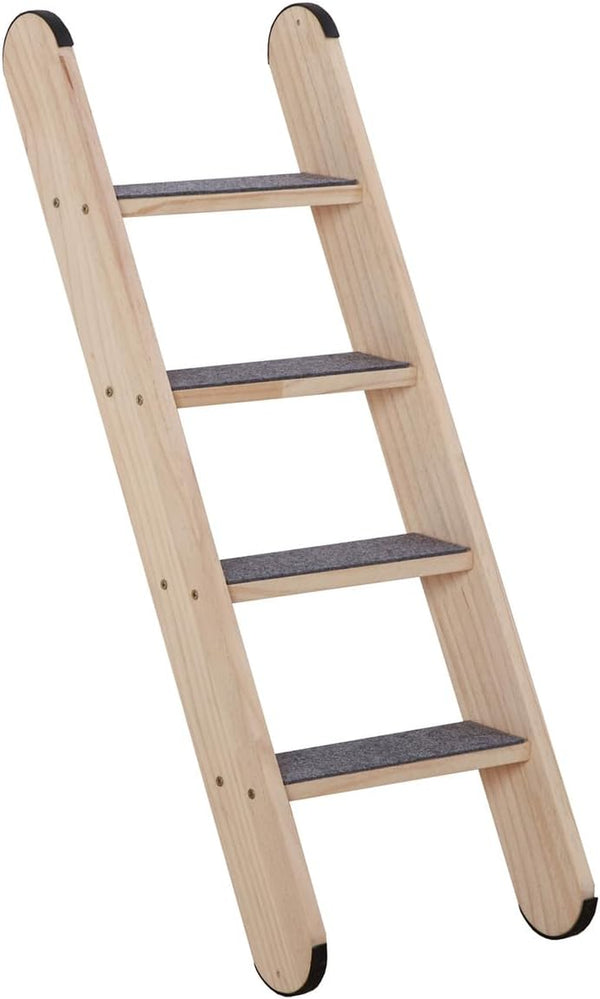 SHENGOCASE Solid Wood Wall Leaning Cat Ladder for Indoor Cats and Small Medium Dog, Stair Step for Window Bed, Wall Climbing Furniture (47.2")9