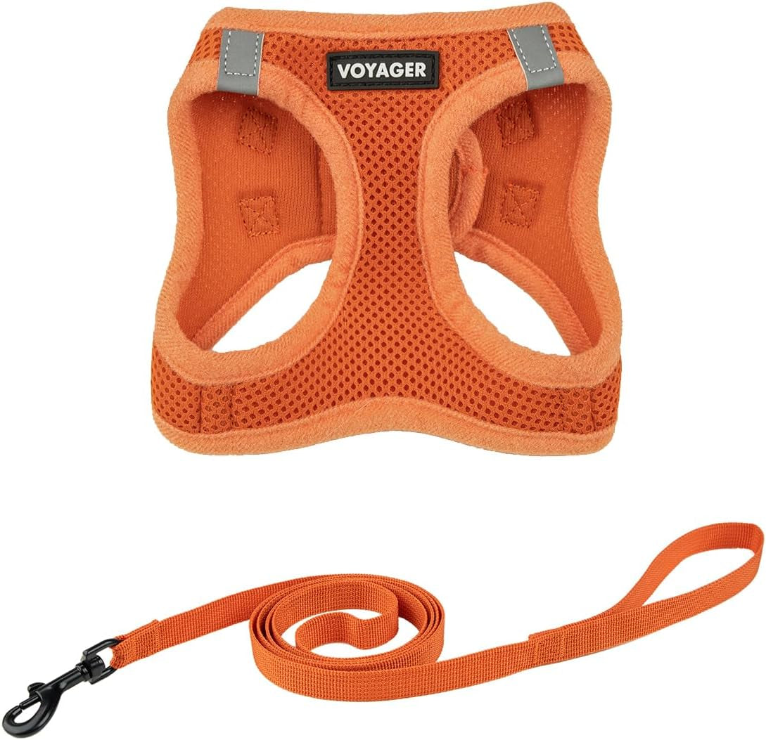 voyager-step-in-pet-harness-all-weather-mesh-adjustable-step-in-harness-for-cats-and-dogs-by-best-pet-supplies-307-set-moss-green-m