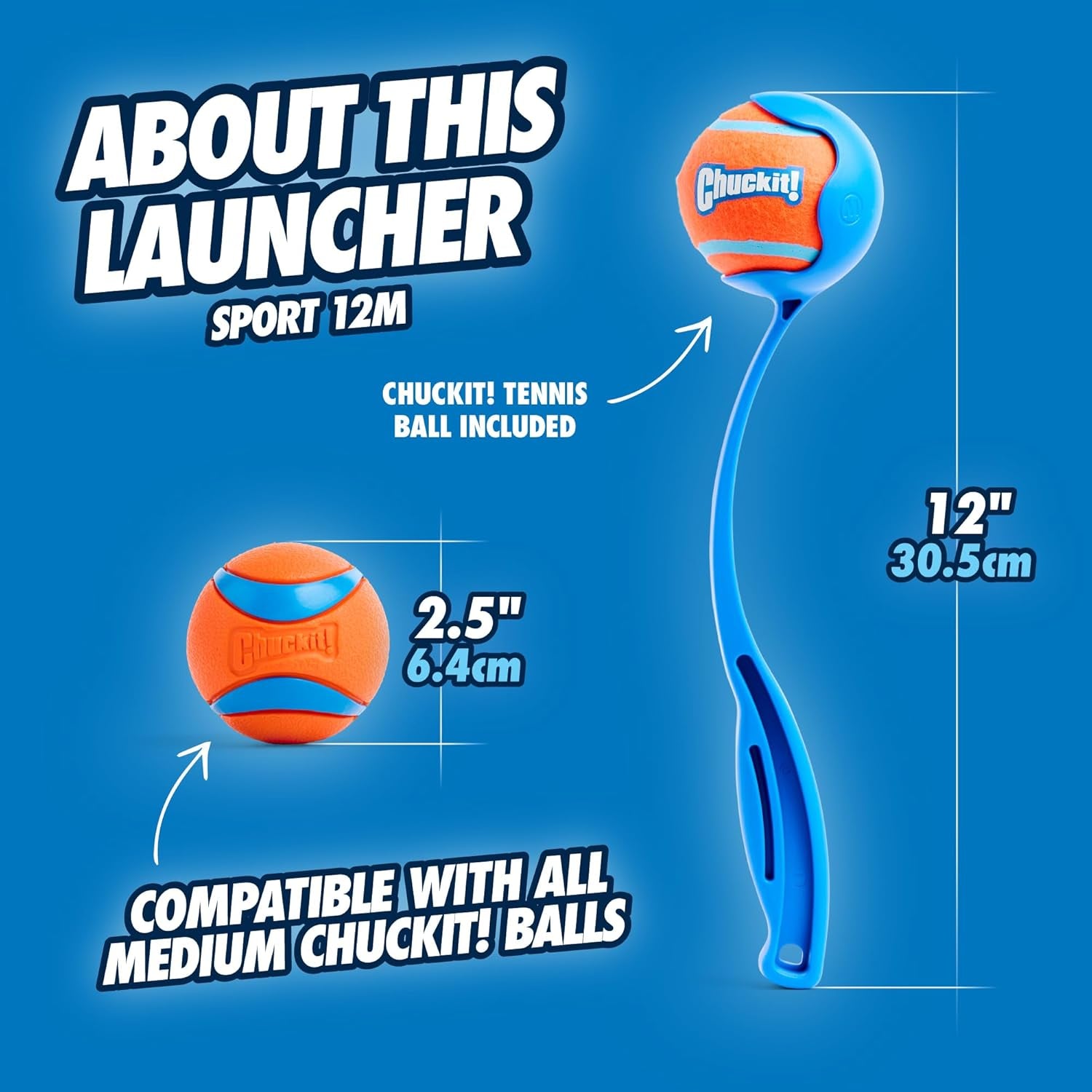 chuckit-dog-ball-launcher-12m-sport-with-12-handle-length-for-medium-2-5-dog-balls-for-dogs-20-60-lb-plastic-pet-fetch-ball-thrower-perfect-for-kids-made-in-usa-blue