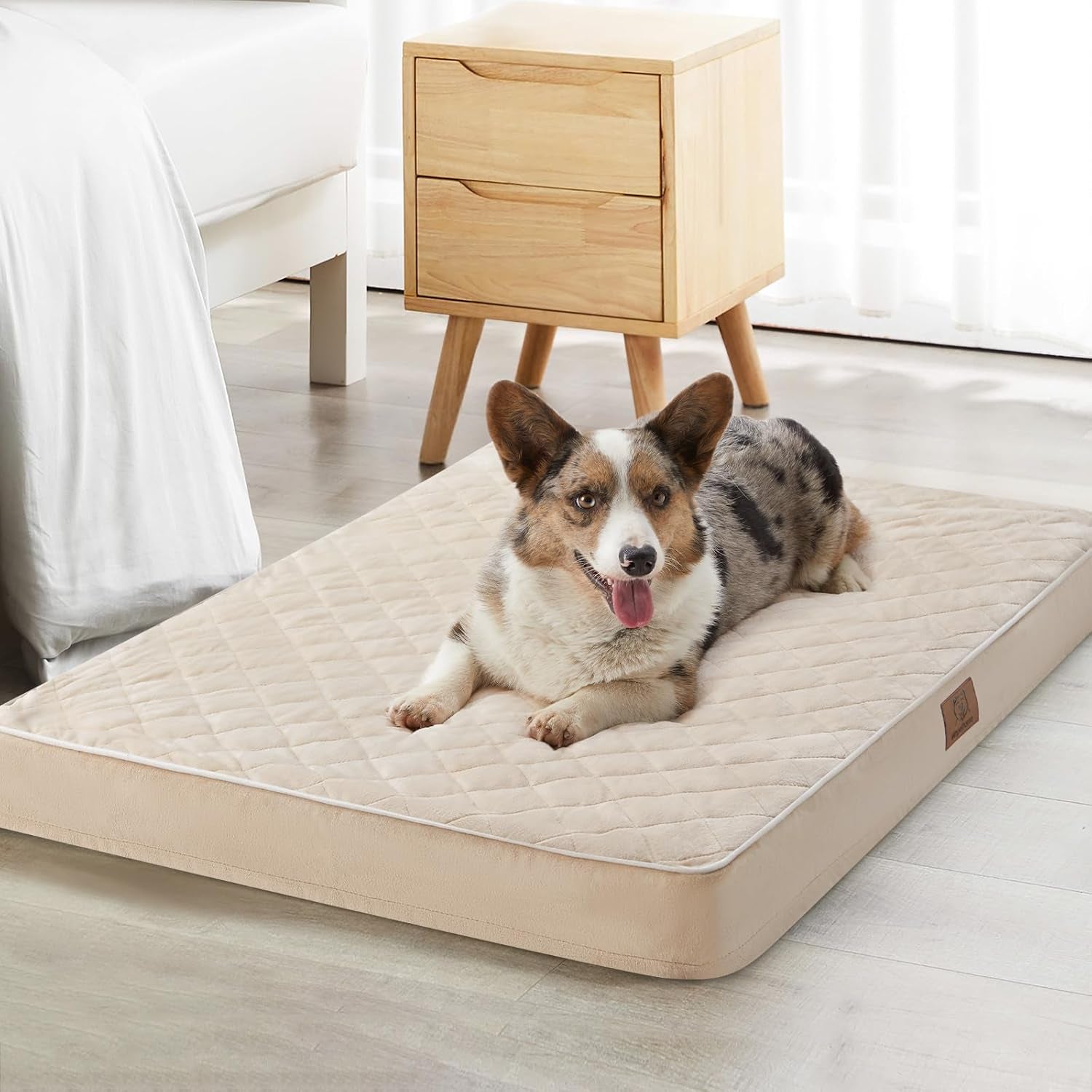 wnpethome-orthopedic-waterproof-extra-large-senior-dogs-bed-for-comfy-sleeping-with-removable-washable-cover-multi-needle-quilting-xl-crate-bed-for-large-sized-dog-relax-light-grey