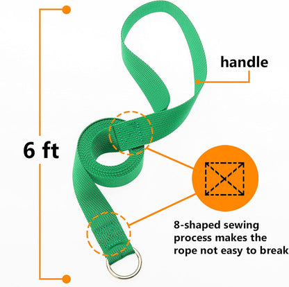 Slip Lead Dog Leash, 10 Pack Colorful 6 FT Pet Leashes with O-Ring | Bulk Slip Leads for Small Medium Large Dogs, Walking Training Grooming Shelter Use2