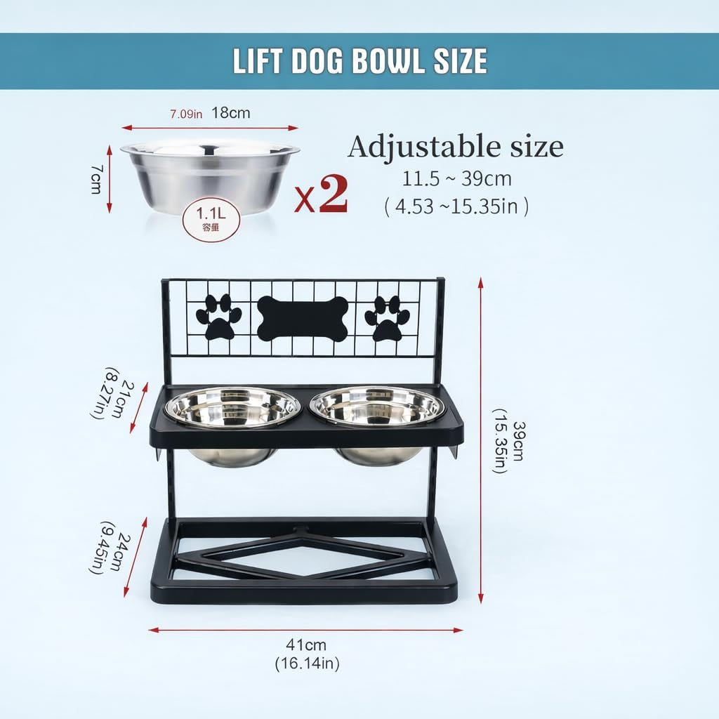 elevated-dog-bowls-raised-pet-feeder-adjustable-dog-bowl-stand-with-stainless-steel-bowls-and-abs-frame-double-dog-feeding-station-with-paw-print-bone-decor-for-medium-large-dogs