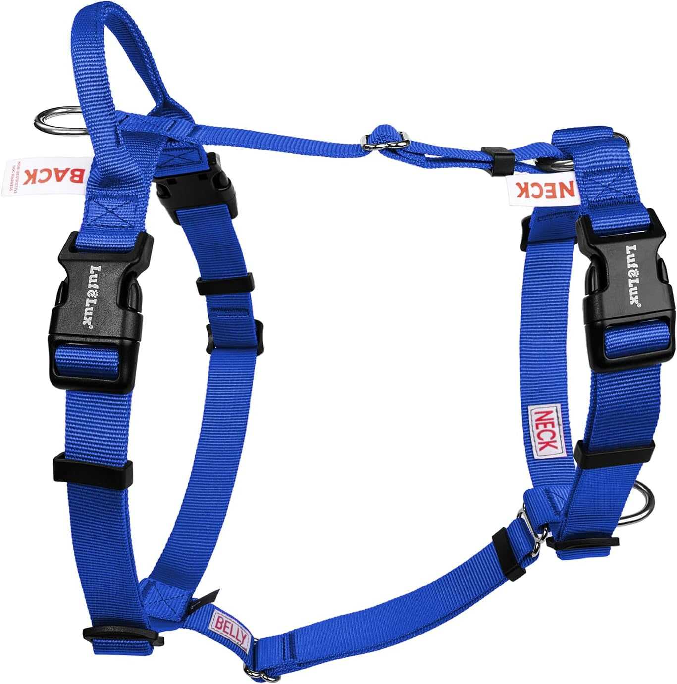 no-pull-dog-harness-small-purple-black-non-restrictive-neck-buckle-design-six-points-adjustment-lightweight-easy-walk-small-dogs-chest17-23inches