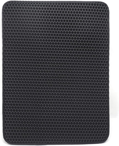 XKMT- Animal Pet Supplies Cats Litter & Housebreaking 75X58 Black Cat Litter Mat Double Layer Pad Trapper Folding Pad EVA Foam Rubber7