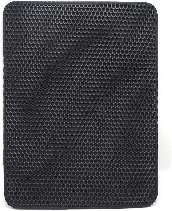 XKMT- Animal Pet Supplies Cats Litter & Housebreaking 75X58 Black Cat Litter Mat Double Layer Pad Trapper Folding Pad EVA Foam Rubber7