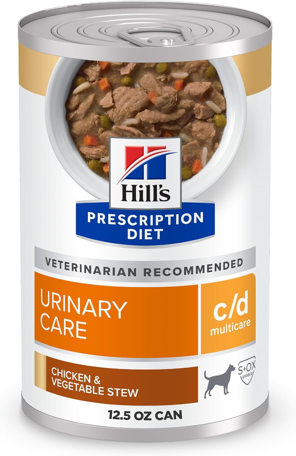 hills-prescription-diet-c-d-multicare-urinary-care-wet-dog-food-1-veterinarian-recommended-chicken-vegetable-stew-12-5-oz-cans-12-pack