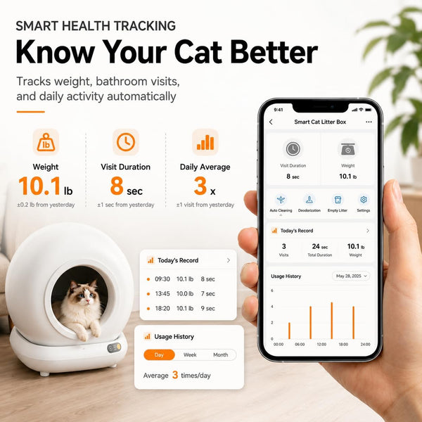Self-Cleaning Cat Litter Box, App Control 78L Auto, Includes Step Pedal | Low 6.3" Entry, Fits Multiple Cats, Anti-Pinch Safety Sensors, No-Scoop Disposal, Weight Monitor, Free Step Pedal2