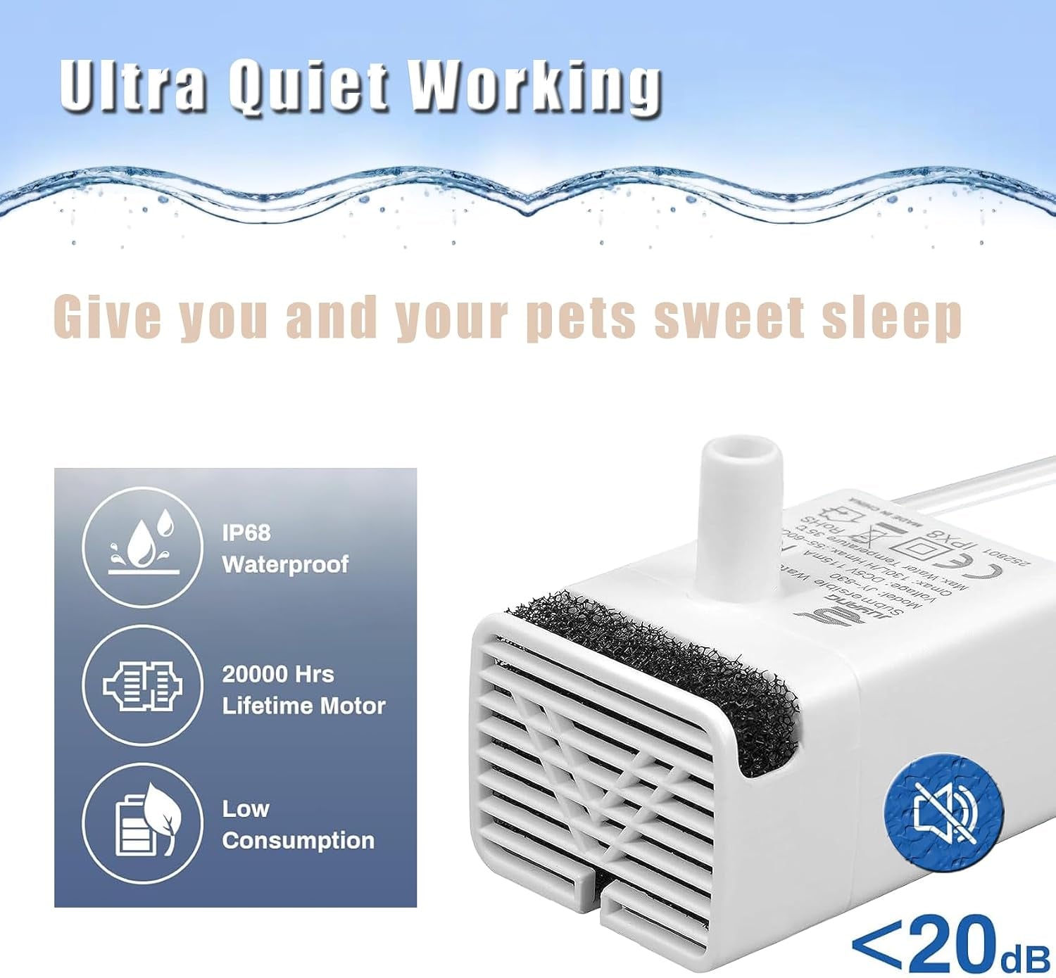 cat-water-fountain-pump-replacement-jy-830-submersible-motor-cat-fountain-pump-replacement-fountains-pump-for-stainless-steel-cat-dispenser-ultra-quiet-dog-drinking-fountain-pump