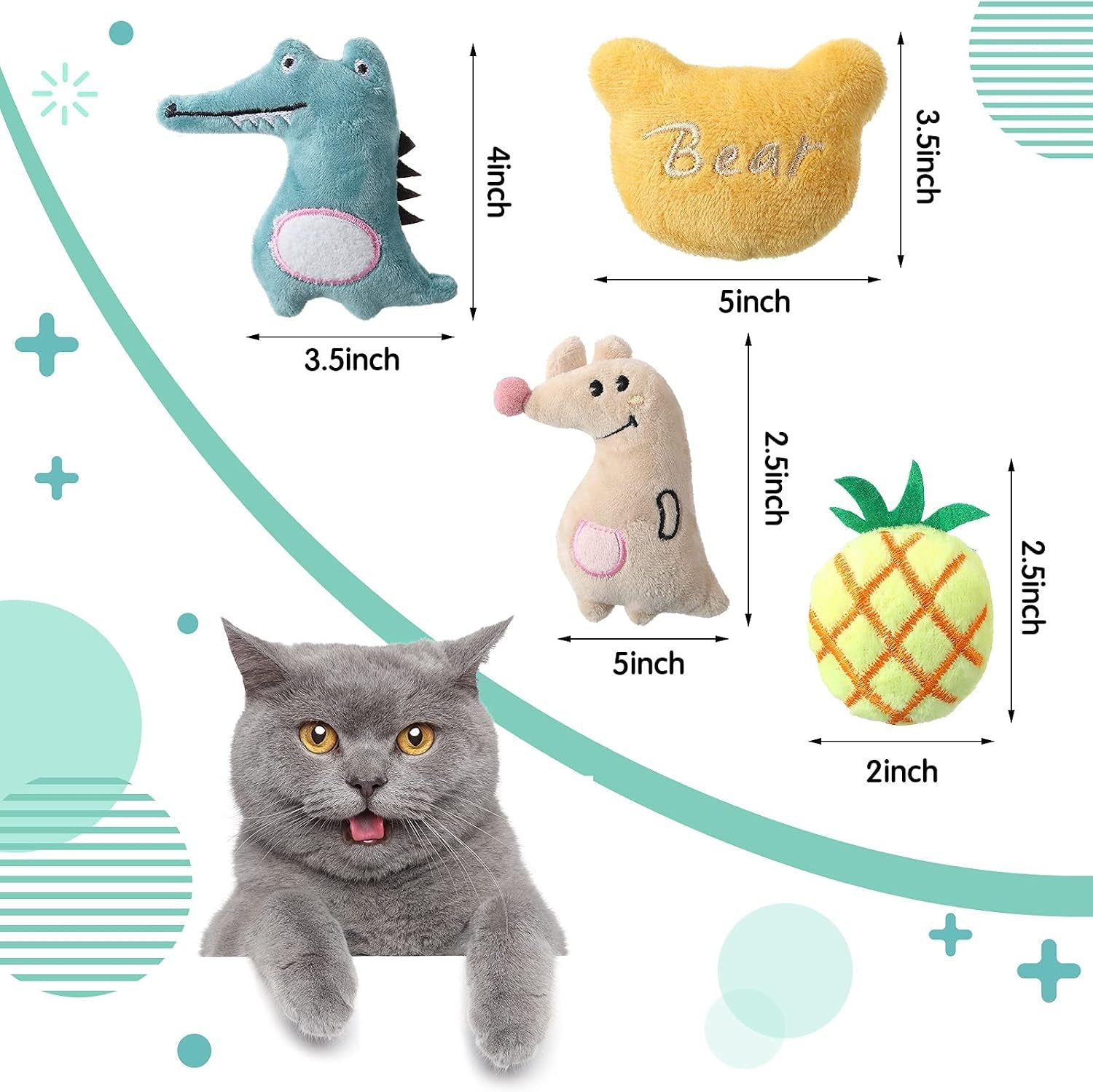 gejoy-20-pack-catnip-toys-for-indoor-cat-plush-kitten-cat-chew-toys-catnip-kitten-entertaining-interactive-safe-teeth-cleaning-dollslovely