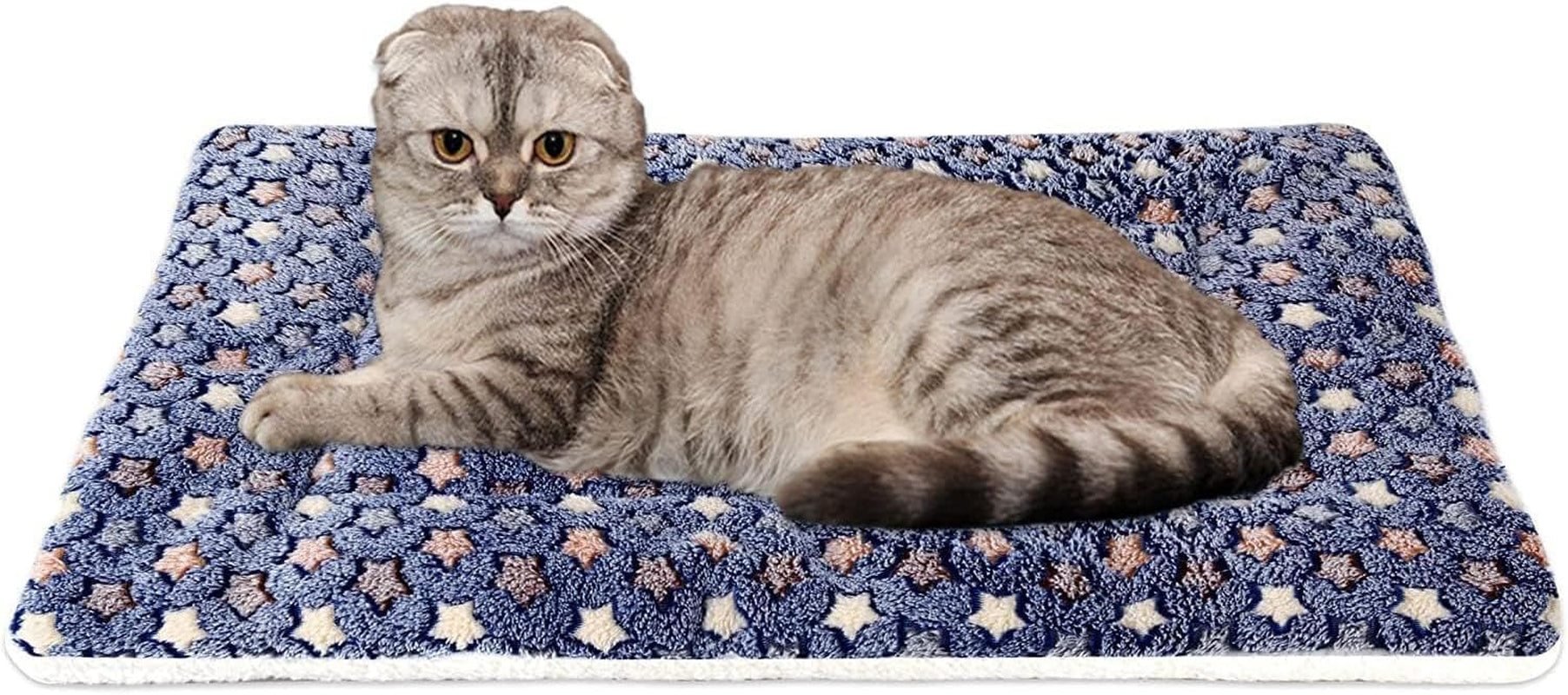 mora-pets-cat-bed-dog-crate-pad-ultra-soft-pet-bed-with-cute-star-print-washable-crate-mat-for-small-dogs-and-indoor-cats-reversible-fleece-dog-kennel-pad-cat-carrier-mat-14-x-17-5-inch-grey