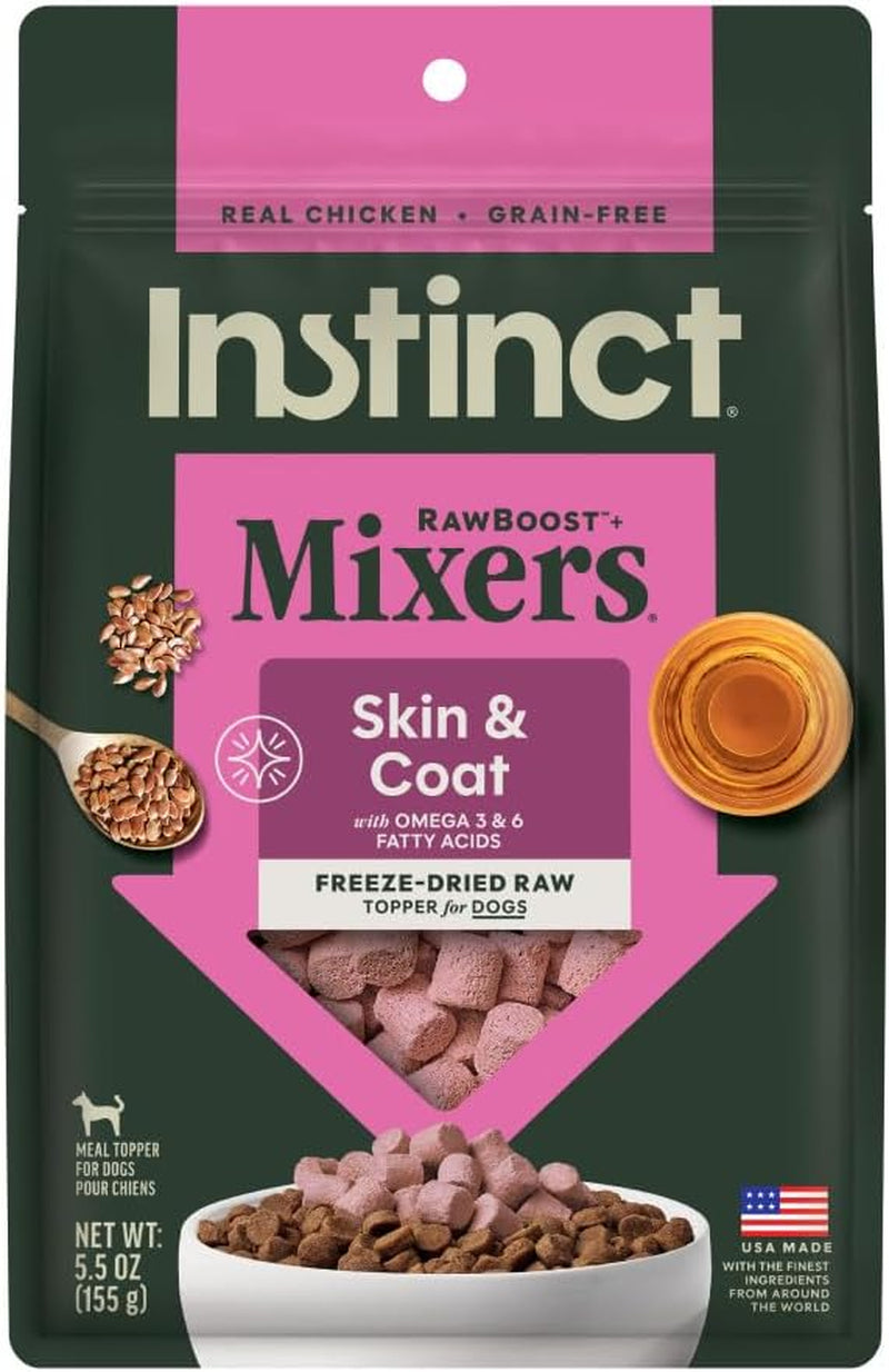 instinct-freeze-dried-mixers-dog-food-toppers-gut-health-5-5-oz-bag