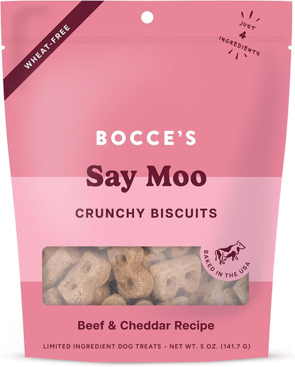 Bocce'S Bakery Birthday Cake Flavor Crunchy Biscuits Dog Treats, 5 Oz | Oven Baked, Wheat-Free Everyday Dog Treat Biscuits - Made with Real, Limited Ingredients and Baked in the USA21