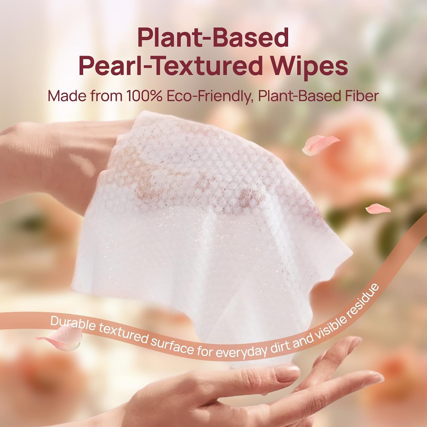 hicc-pet-pet-cleaning-wipes-for-dogs-cats-paws-coat-100-count-pearl-textured-with-fermented-coconut-oil-and-damask-rose-for-face-and-rear-end-cleaning-after-walks-or-between-baths