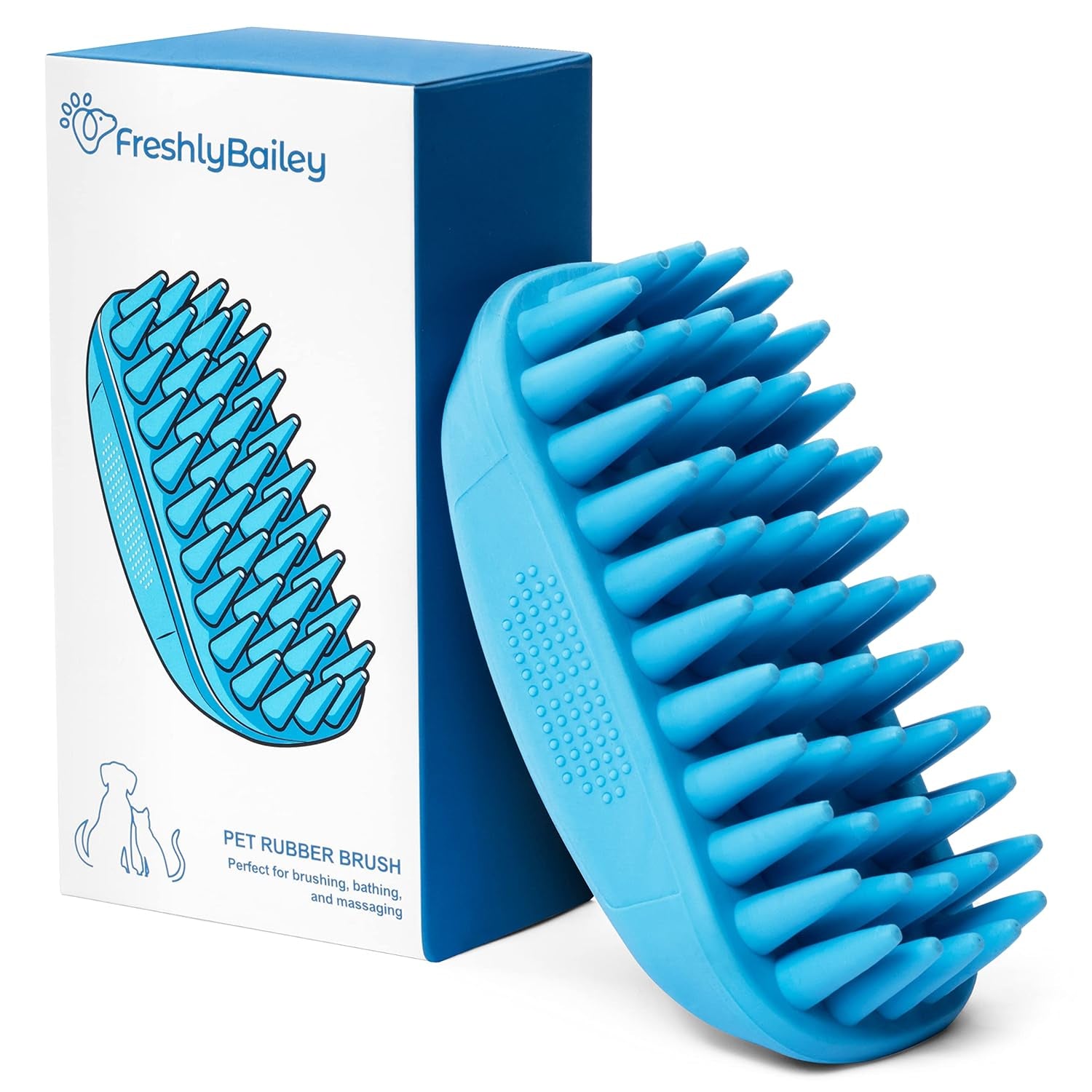rubber-curry-brush-dog-for-short-haired-dogs-soft-gentle-deshedding-brush-use-wet-as-bath-brush-or-dry-for-grooming-loose-hair