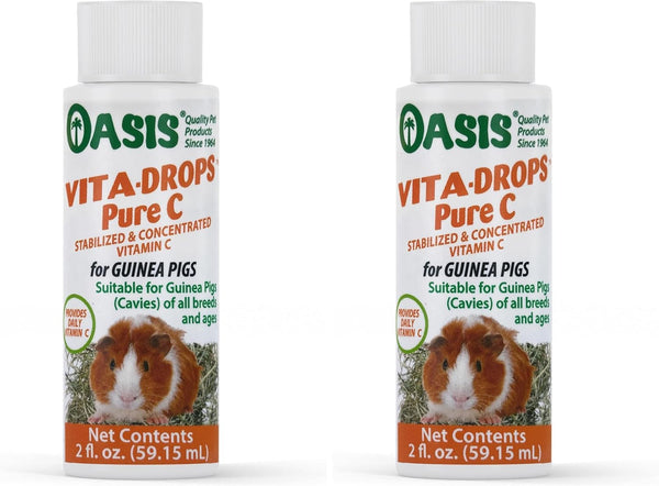 OASIS #80254 Vita Drops-Pure C for Guinea Pig, 2-Ounce, Packaging May Vary10