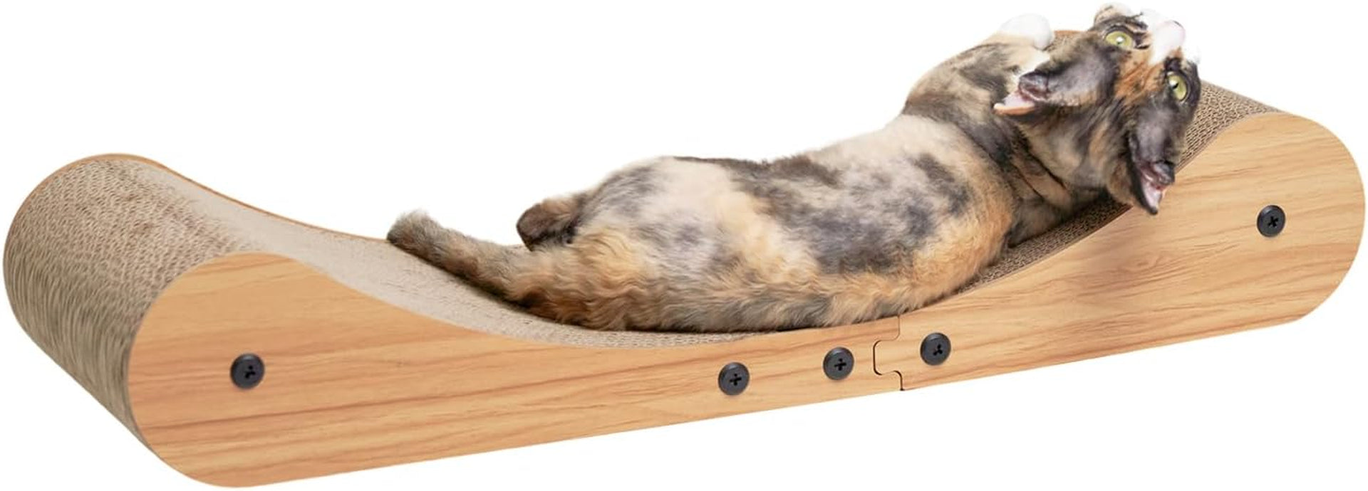 nekosan-cat-scratcher-cardboard-bed-27-5-extra-large-cat-scratch-sofa-bed-cat-scratcher-lounge-bed-for-indoor-cats-27-5-x-10-inches-cat-couch-bed-scratching-board