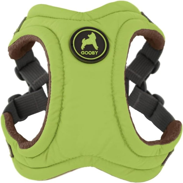 Gooby Escape Free Memory Foam Harness - Green, Large - No Pull Step-In Small Dog Harness with Four Point Adjustment - Perfect on the Go Dog Harness for Medium Dogs No Pull and Small Dogs13