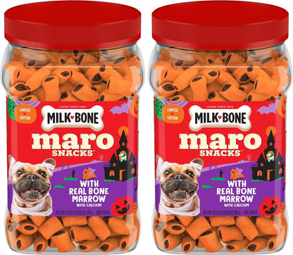Milk-Bone Marosnacks Small Dog Treats with Real Bone Marrow, 40 Oz. Canister | Dog Treats with 12% Protein17