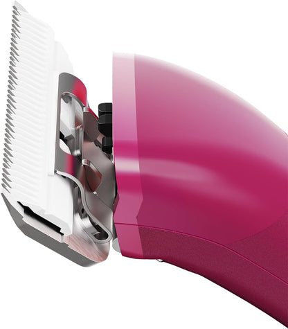 Andis 562772 Emerge Cord/Cordless Clipper, Includes #30 Ceramicedge, Pink | Wide Ceramic Blade Runs Cooler, Powerful Motor, Detachable Blade System, Dog Grooming Clipper7