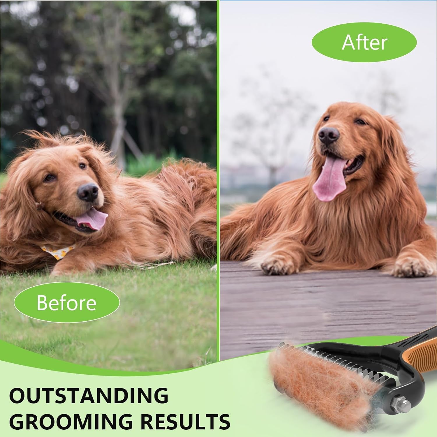 staltwo-deshedding-dog-brush-for-shedding-undercoat-rake-for-dog-cat-orange-extra-wide-double-sided-pet-grooming-tool-shedding-control-for-long-medium-haired-dogs-and-cats-knot-removal