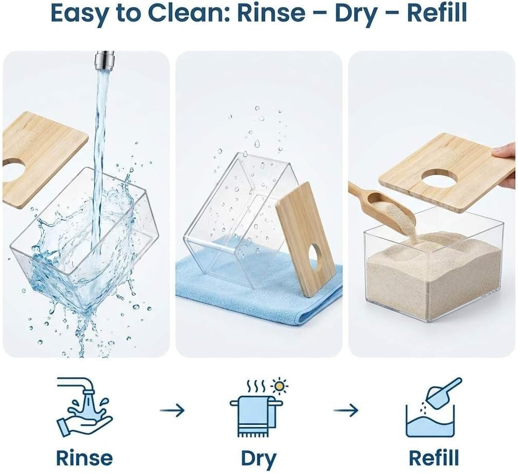 qwork-hamster-sand-bath-box-clear-acrylic-habitat-bath-with-wooden-lid-for-dwarf-hamsters-digging-grooming