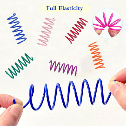 12PCS 12Colors Cat Spring Toys for Indoor Cats | Interactive Coil Springs for Self Play, Heavy Plastic Cat Spiral Spring, Hunting, Biting, Swatting Creative Kitten Toy.3